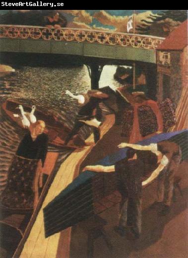 stanley spencer swan upping at cookham